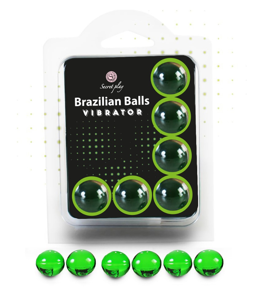 6 boules Brésiliennes effet vibrant - BZ35912